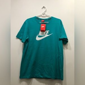 Nike Size XL Active Tee Teal Blue Workout Gym T-shirt